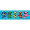 9.5" CLASSIC 1990 GRATEFUL DEAD STICKER DECAL DANCING JERRY BEAR
