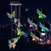 PAPRMA Wind Chime Light, LED Wind Chime, Solar, Waterproof, Solar