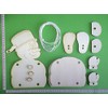 Petra's Bastel News Construction Kit for Floppy Figurine Snowman Size: