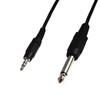 Audio Converter Cable 3.5mm Stereo Mini Plug (Male) to 6.3mm