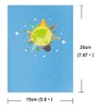 3D travel card, pop-up travel vouchers, travel souvenir card with