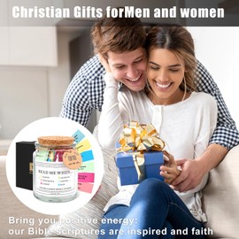 Bible Verse Jar, The Hope Jar Read Me When Bible Vers, Prayer Cards Scripture Jar, Religious Gift for Personal Growth, Self Care Gift, Christian Gifts for Women Men Teen