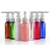 50ML(1.7 OZ) Multicolor Plastic with White Pumps Lotion/Soap Dispenser Bottle