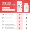 Vitamin D3 K2 MK-7 | 240 Capsules | 5000 IU