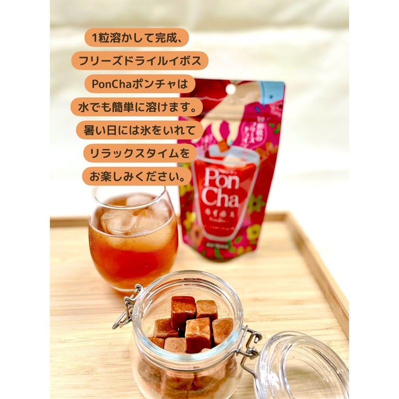 Poncha Rooibos 10 Tablets Freeze Dried Tea