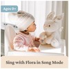 GUND Baby Flora The Bunny Animated Plush, Singing Stuffed Animal