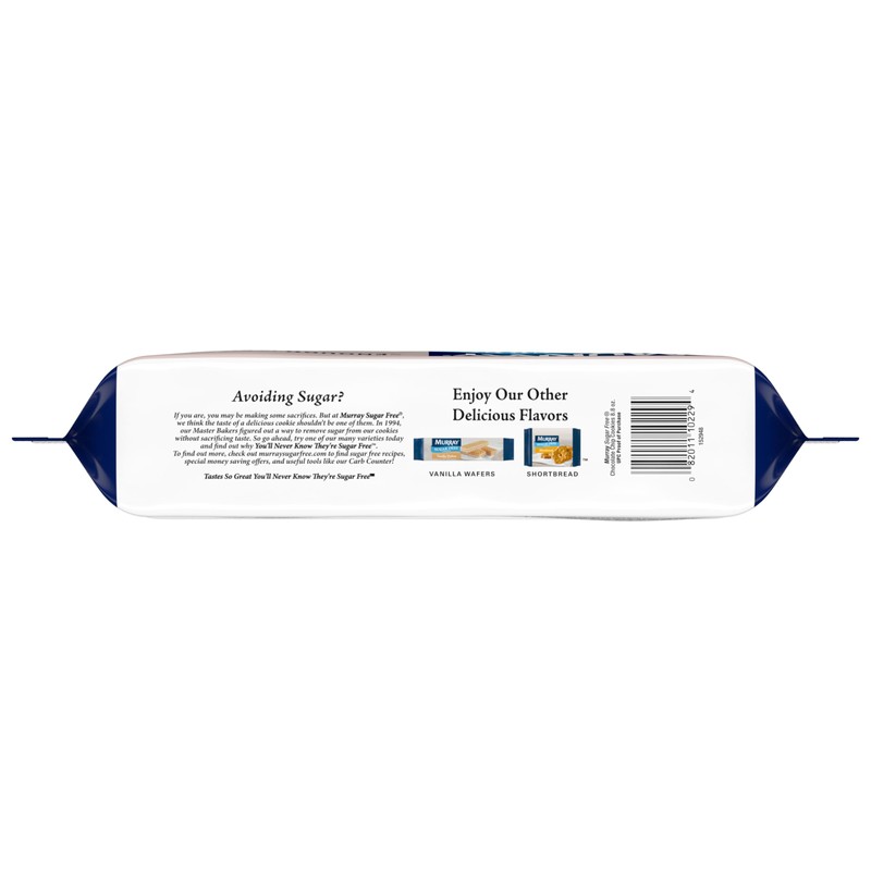 Murray Sugar Free Cookies, Chocolate Chip, 8.8 Ounce Tray, Pack