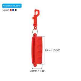 PATIKIL Archery Arrow Puller, 3 Pack Rubber Target Pulling with Belt Clip for Shaft Bow Shooting, Black Blue Red