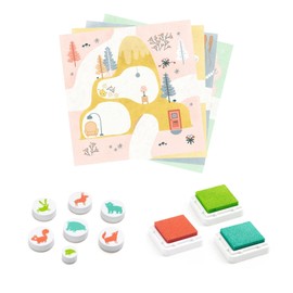 Djeco DJ09953 Stamp 3-6 - To Visit | Creative Set