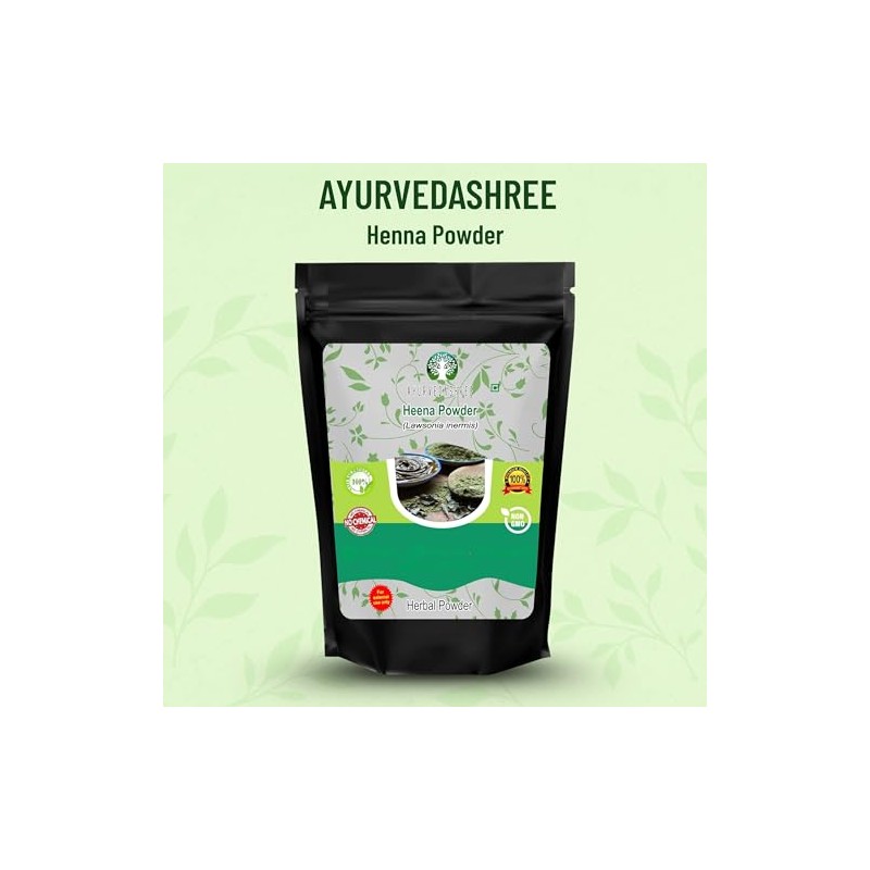 AYURVEDASHREE Henna Natural & Pura (Lawsonia Inermis) 50 Gm |