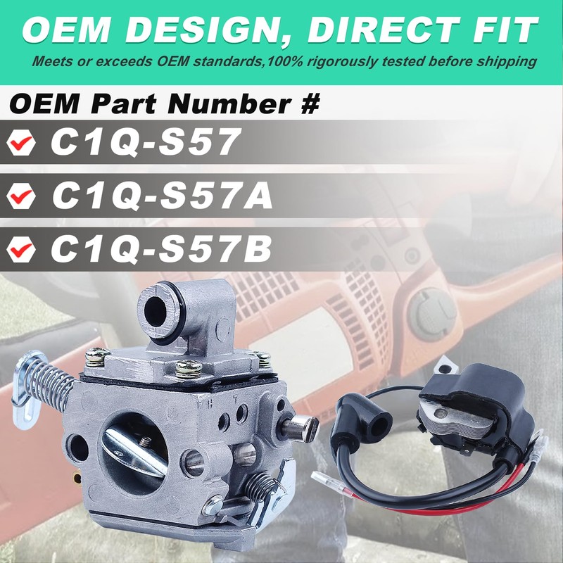 MS180 Carburetor for Stihl MS170 MS180 017 018 Chainsaw, Adefol