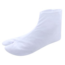 Sarasa Broad Tabi Socks, Unisex, 4-Piece Kofobe, White Tabi Socks, Men's, white