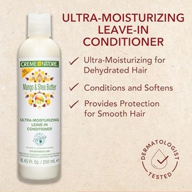Creme of Nature Mango & Shea Butter Ultra Moisturizing Leave-in Conditioner, 8.45 Ounce
