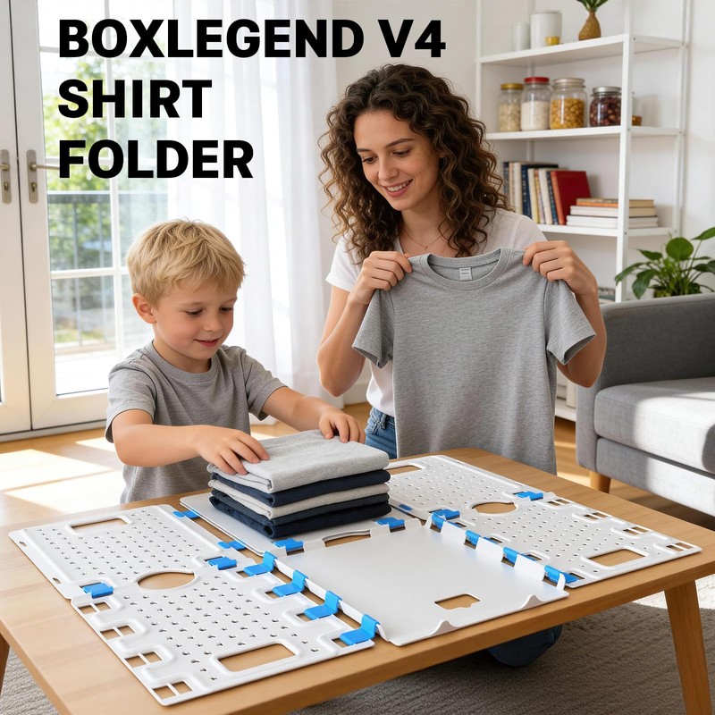 BoxLegend V4 Shirt Folding Board Enlarged and Widened Shirt Folder