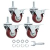 Finnhomy Swivel Caster Wheels 2 Inch Heavy Duty Threaded Stem