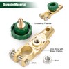 CZC AUTO Battery Quick Disconnect Switch Top Post Cut/Shut Off
