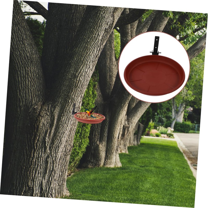 VILLFUL Tree Mounted Bird Feeder Bath Bowl Versatile Balcony Bird