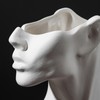 Side Face Portrait Ceramic Vase Living Room Decorative Dried Flower