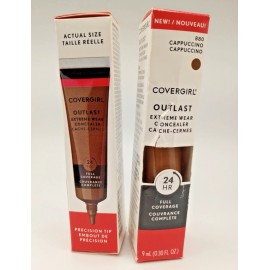 COVERGIRL 2 Pk) CoverGirl Outlast Extreme Wear Concealer - Full Coverage - #880 Capuccino.