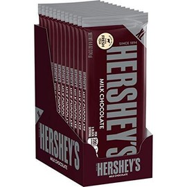 Hershey's Milk Chocolate Easter Candy, 4.4 Ounce, Extra Large Bars, 12 Count