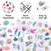 12 Plant and Flower Stickers, Flower Aesthetic Stickers, DIY Material