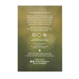 Wild Spirit Rosy Glow Eau De Parfum Atomizer | Juicy, Floral Cruelty-Free Perfume for Women, 9.7mL
