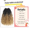 Yanky Twist Crochet Hair 10inch Ombre Pre-Twisted Bohemian Twist Curly