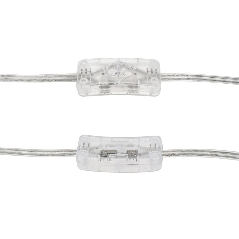 RTNLIT 16FT Lamp Cord with On/Off Button Switch and Polarized