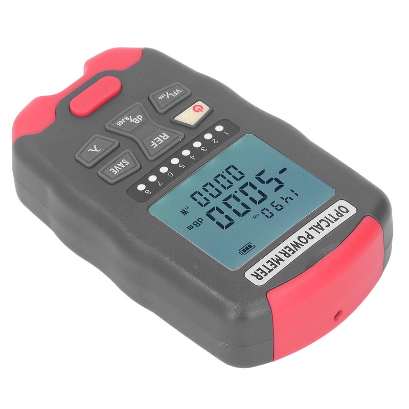 Optical Fiber Power Meter Red Light Source Network Optic Tester