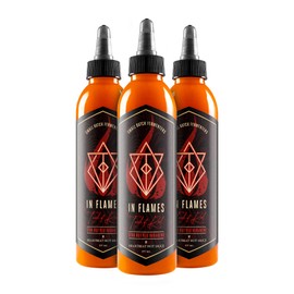 Heartbeat Hot Sauce Co. | In Flames Extra Hot Red Habanero 6 oz. 3 pack
