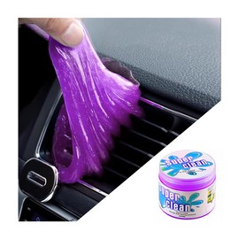 KHGUZ Cleaning Gel for Car, Universal Vehicle Interior Detailing Cleaning Putty Gel, Detail Cleaner Tools for Keyboard Vent PC Laptop Camera, Automotive Duster Remover Cleaner Accessories (Purple)