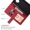 Grand Eletronics Leather Wallet Case for Xiaomi Redmi Note 9