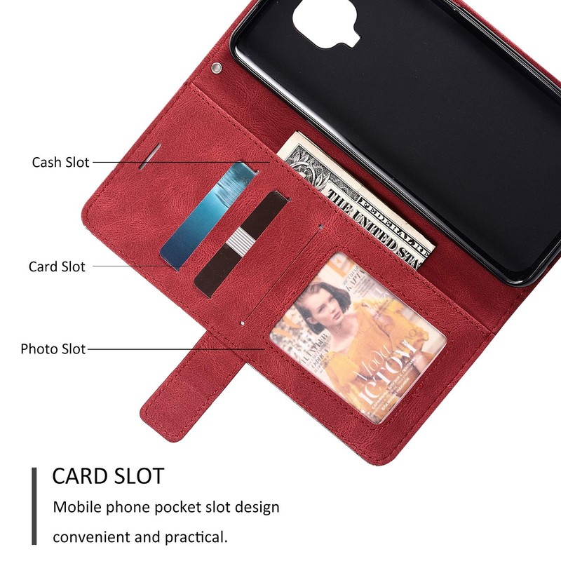 Grand Eletronics Leather Wallet Case for Xiaomi Redmi Note 9