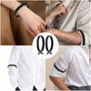 Mythosurge 3 pairs of non-slip wristbands, sleeve holders, cuff fixed,