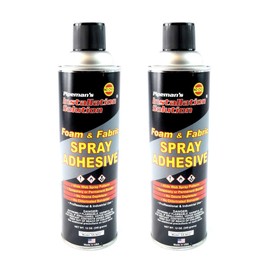 2 Pack Pipeman's Aerosal Adhesive Spray Glue Fabric Carpet Speaker Cabinet 12oz