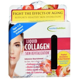 Applied Nutrition Liquid Collagen Skin Revitalization Liquid Tubes 10ea