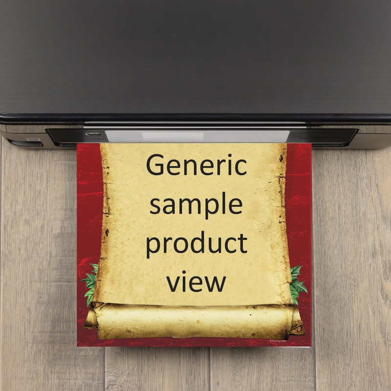 Christmas Scroll Holiday Letterhead Laser & Inkjet Printer Paper (100