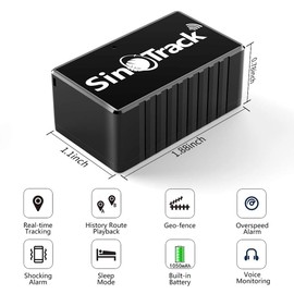 SinoTrack ST-903 GPS Tracker Car Mini GPS Tracker Locator Real-Time Location Hidden Tracking Device with Voice Monitor for Cars Motorcycles Truck Taxi Kids Persons