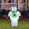 Gemmy Airblown Inflatable Stay Puft w/Pumpkin Ghostbusters, 3.5 ft Tall,
