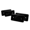 S SIZVER Smoke Lens Front+Rear Side Marker Lights Set Combo