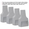 4Pcs U Shape Casters Door Stopper Anti Sliding Furniture Wheels