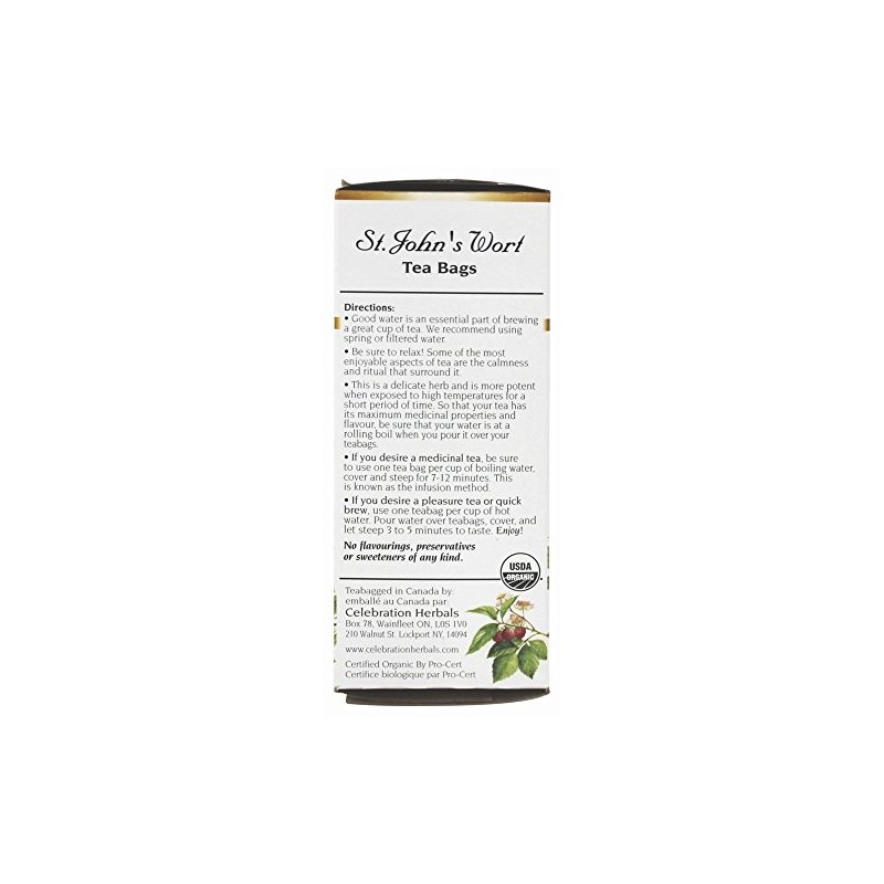 Celebration Herbals St John's Wort Tea Organic - 24 Herbal