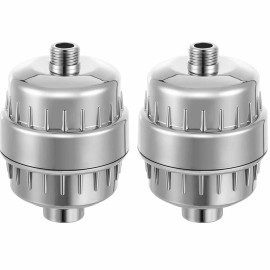 Unbranded 2PCS 20Stage Filtered Shower Head Soften Hard Water Removes Chlorine Fluoride