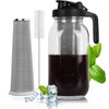 Cold Brew Coffee Maker - 64 Oz Heavy-Duty Glass Mason