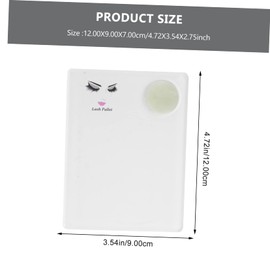 Healvian 1PC Grafting Eyelash Pad White Beauty Salon Extension Holder for Fast Applications Lightweight Durable Design for Eyelash Grafting and Splitting Easy to Clean