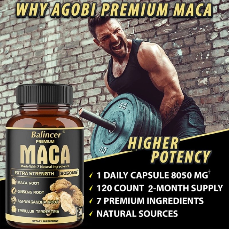 Balincer Maca + Ashwagandha: Enhances vitality, endurance and protection, men's