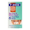 T-Zone Tea Tree & Witch Hazel Nose Pore Strips (6