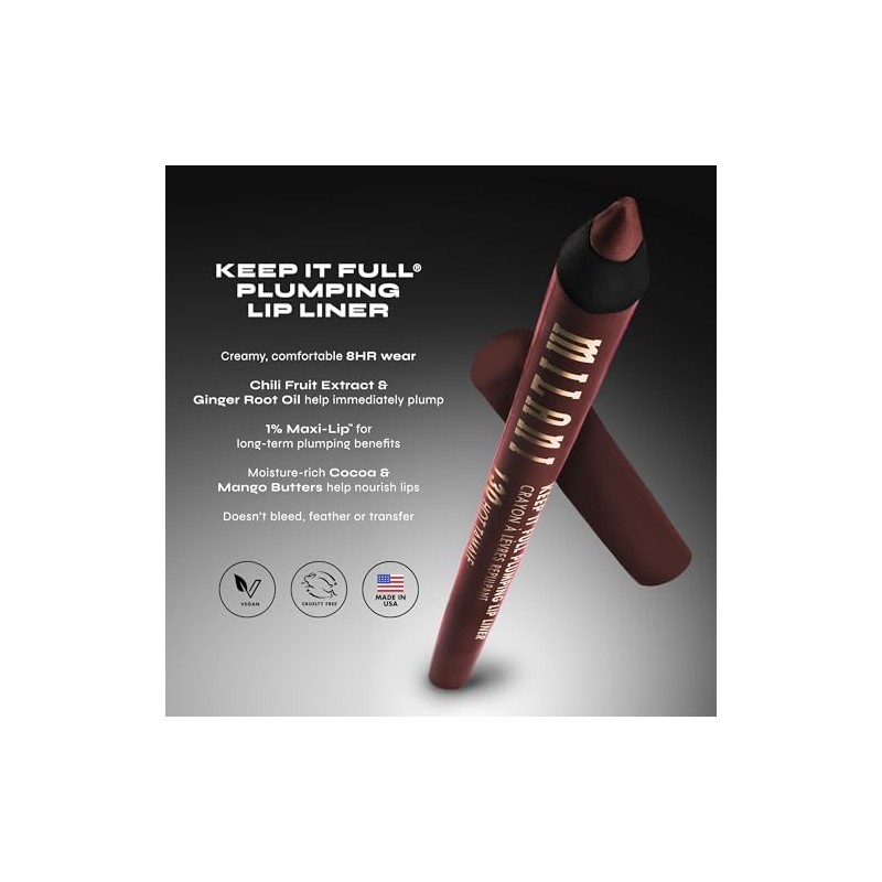 Milani Keep It Full Plumping Lip Liner, Twice As Spice