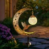 Solar Garden Stake Light for Outdoor Decor – Owl Moon