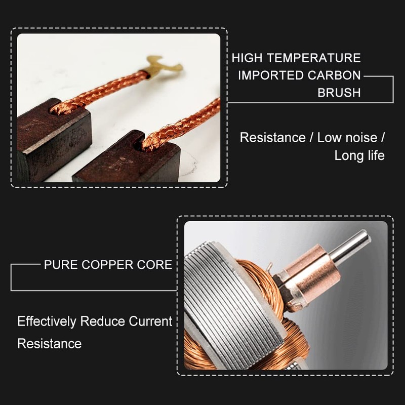 ChgImposs RS550 DC Motor 18V 23000 RPM High Speed DC